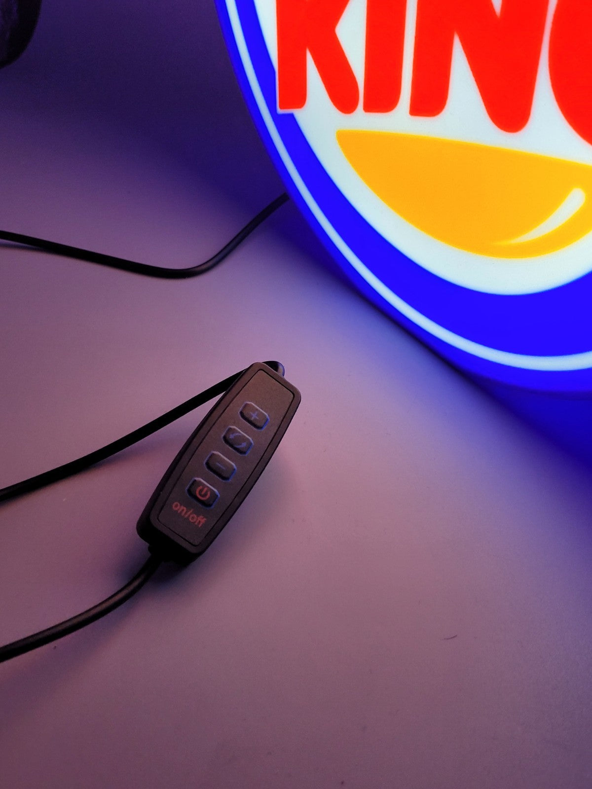 Burger King LED Light Sign