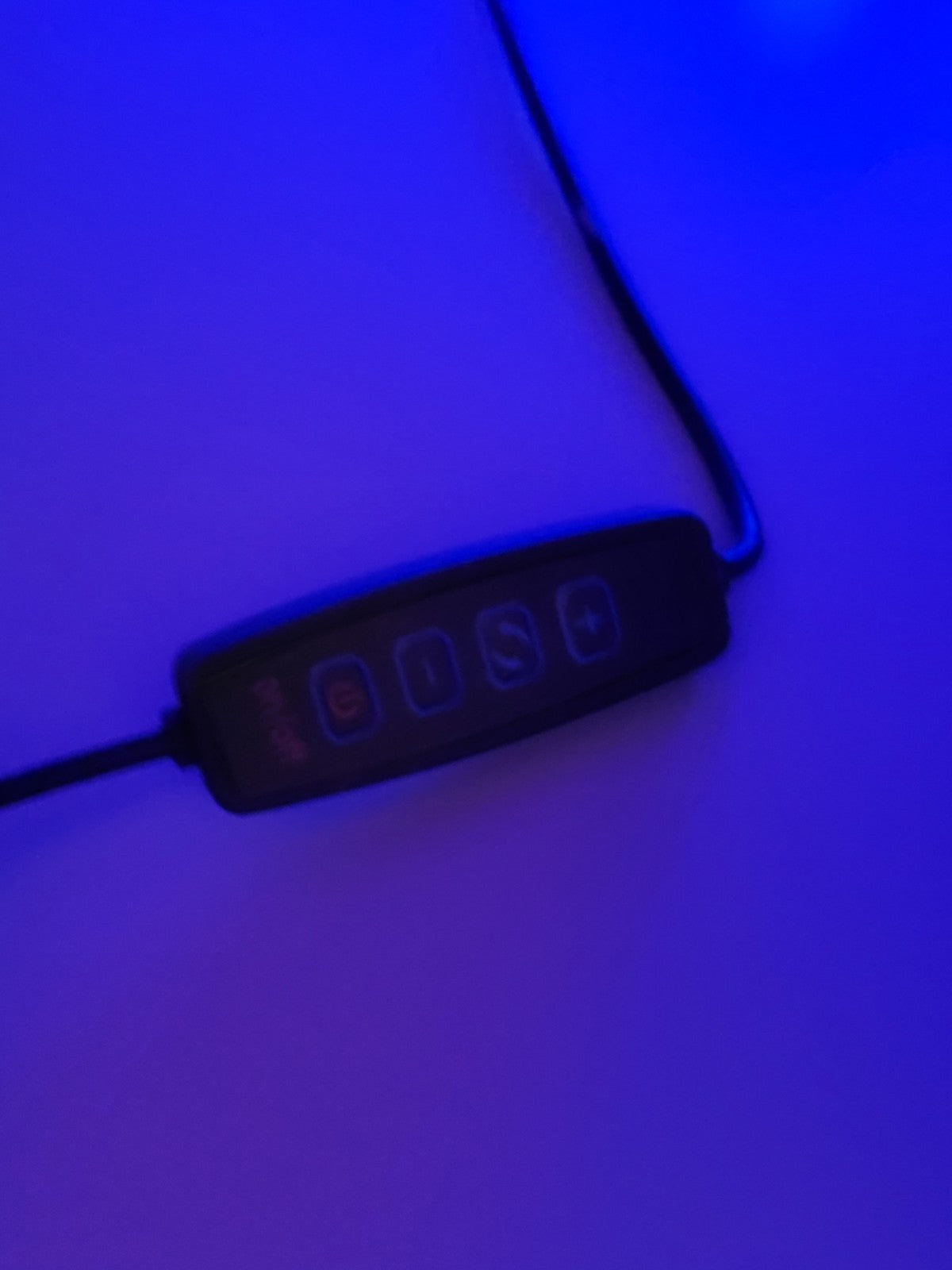 Aliens Blue LED Light Sign